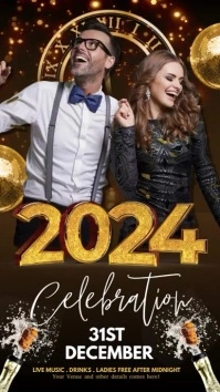 new year 2023 Instagram Story template