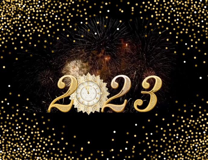 New Year 2023 greetings video Template | PosterMyWall