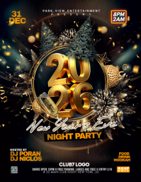 New Year 2024 Celebration ad Flyer (US Letter) template