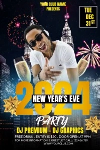 New Year 2024 Celebration Iphosta template