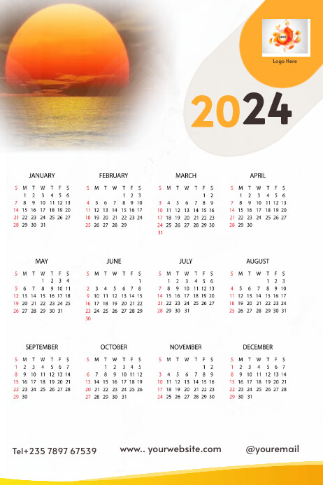 New year 2024 corporate calendars Template PosterMyWall New year 2024 corporate calendars Template PosterMyWall