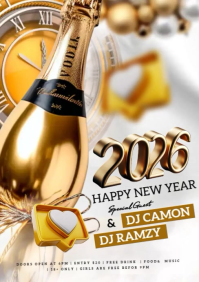 New year 2024 A3 template