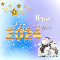 New year 2024 Сообщение Instagram template