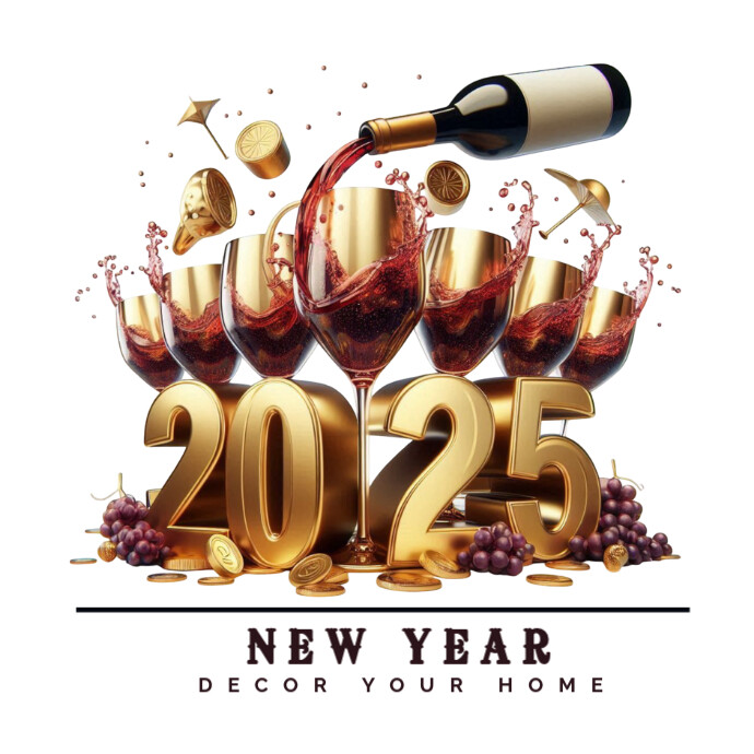 New Year 2025 Logo Template PosterMyWall
