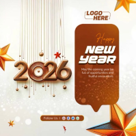new year 2026 Instagram Post template
