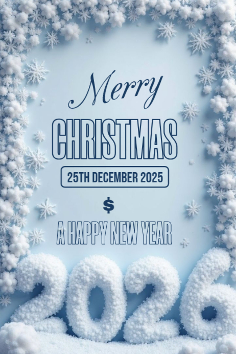 New year 2026 flyer Template | PosterMyWall