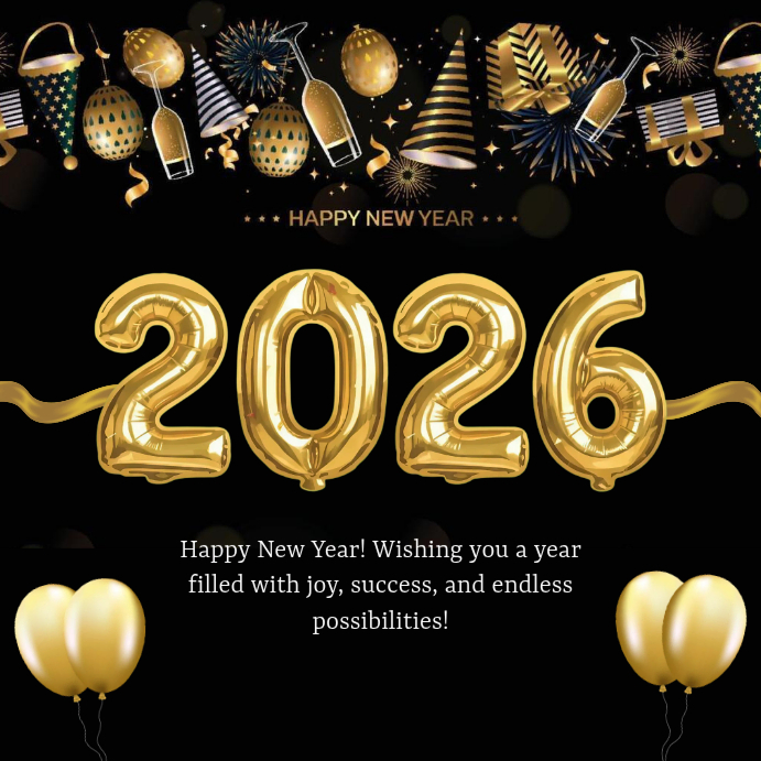 New Year 2026 Instagram Post Template | PosterMyWall