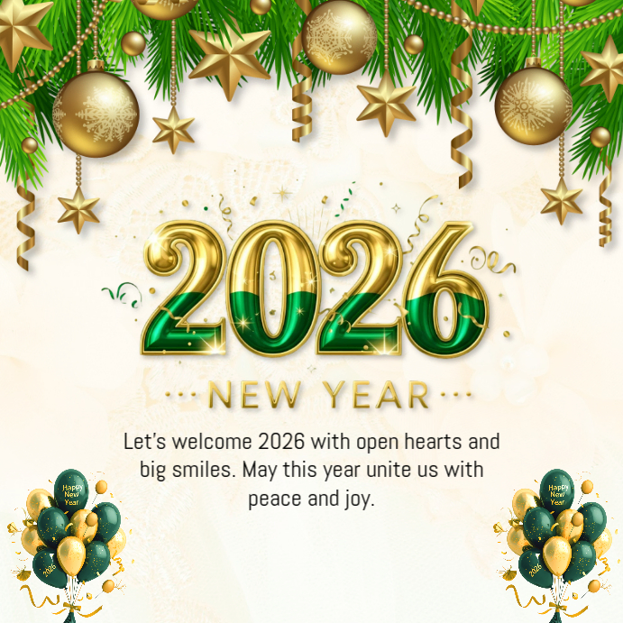 New Year 2026 Instagram Post Template | PosterMyWall