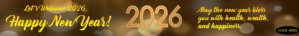 New Year 2026 Leaderboard Førertavle template