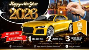 New Year Car Giveaway Facebook-covervideo (16:9) template