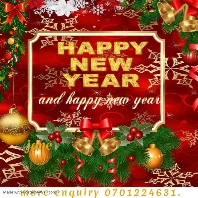 NEW YEAR CARD Template | PosterMyWall