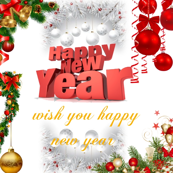 NEW YEAR CARD Template | PosterMyWall