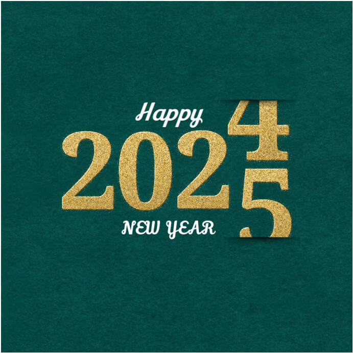 New Year card Instagram Post template