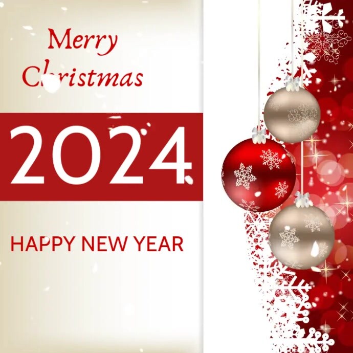 New Year card temp Instagram-Beitrag template