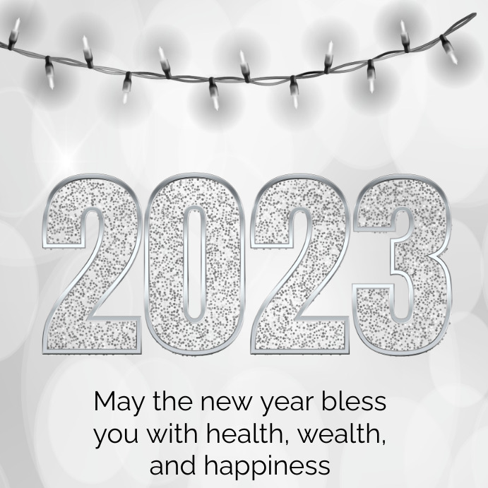 new year cards Instagram-Beitrag template
