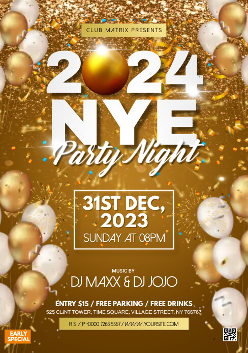 New year celebration Template | PosterMyWall