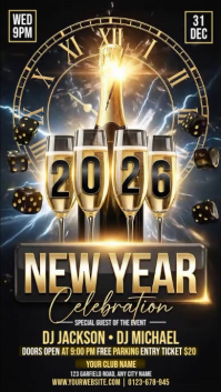 New Year Celebration Instagram Story template