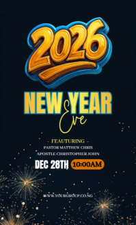 Sort New Year Eve Celebration Umthetho we-US Template