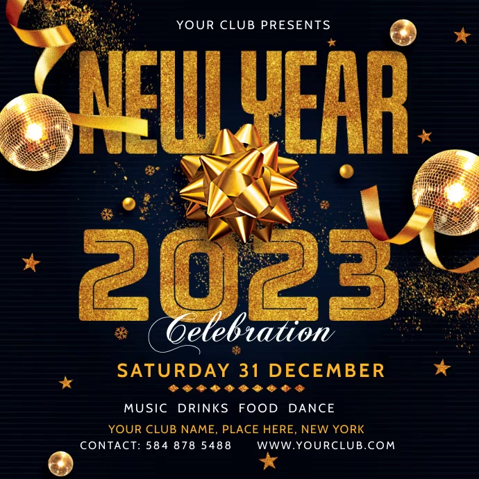 New Year celebration Template | PosterMyWall