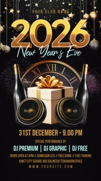 New Year 2026 Celebration Instagram Story template