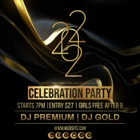 NEW YEAR CELEBRATION PARTY EVENT TEMPLATE Square (1:1)