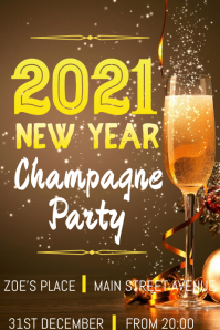 champagne Template | PosterMyWall