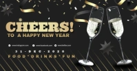New Year Cheers Image partagée Facebook template