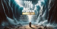 new year church banner template Facebook Shared Image