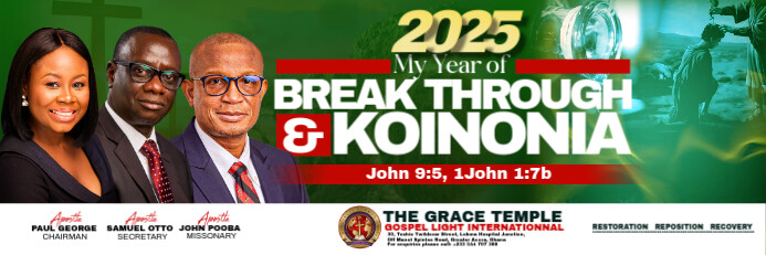 new year church theme, church Banner 2' × 6' template