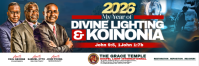 New Year Church Theme Banner 2' × 6' template