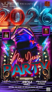New Year Party Instagram Story Template