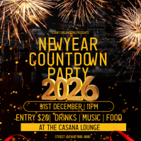 New Year Countdown Instagram Post template