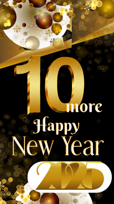 new year countdown Instagram-verhaal template