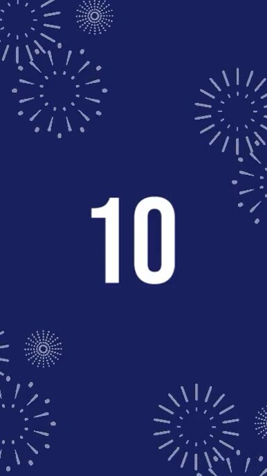 New Year Countdown Instagram Story template