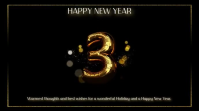 New Year Countdown Pantalla Digital (16:9) template
