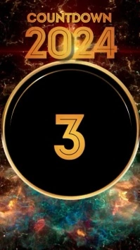 New Year Countdown Instagram Story template