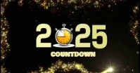 New Year Countdown Facebook Shared Image template