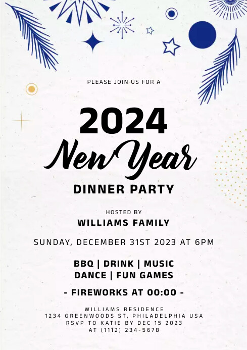New Year Template PosterMyWall
