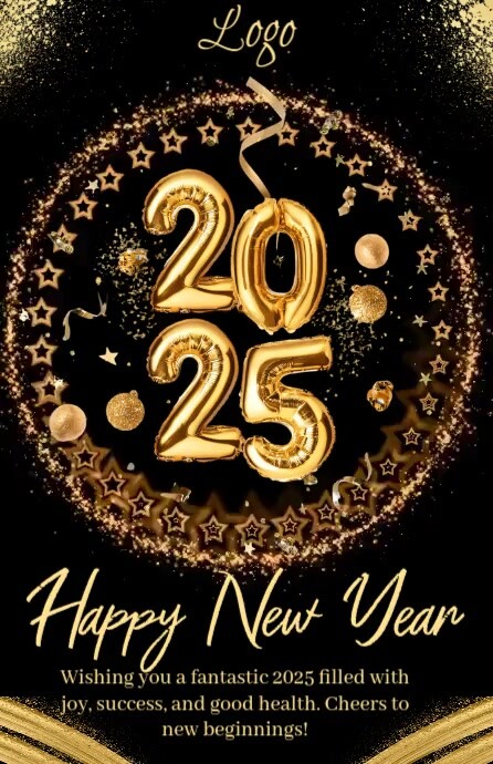 new year Halfbladsy Breed template
