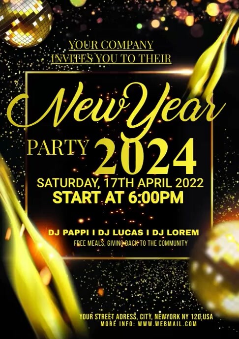 New Year Template PosterMyWall