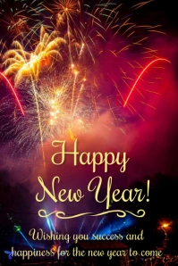 New year Tumblr Graphic template