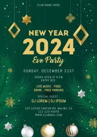 new year A4 template