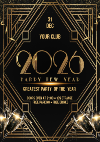 New Year A2 template