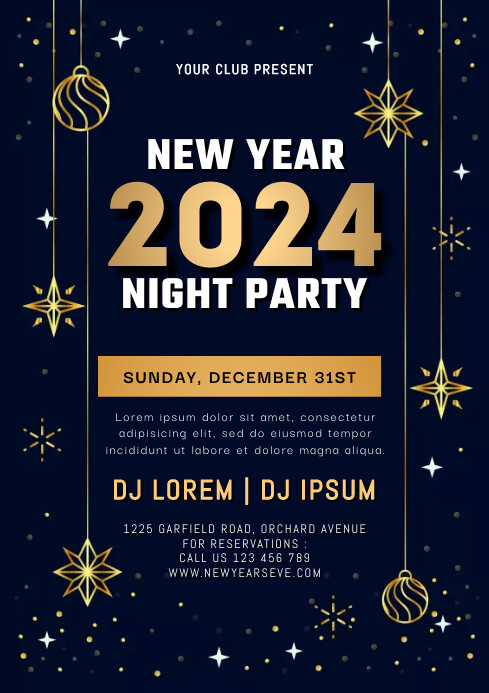 New Year Template PosterMyWall