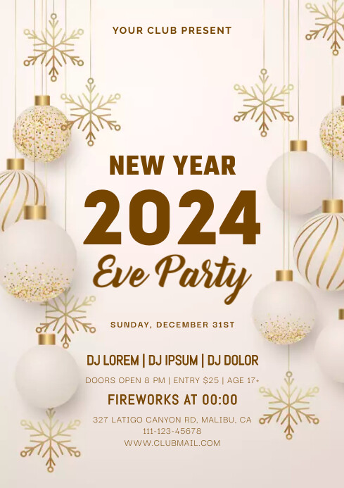 New Year Template PosterMyWall