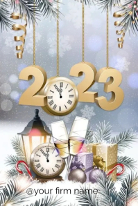 Happy New Year Poster Template | PosterMyWall