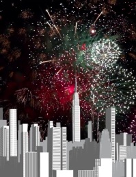 NEW YEAR Flyer (Letter pang-US) template