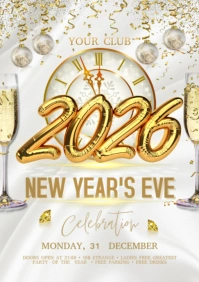 New Year A2 template