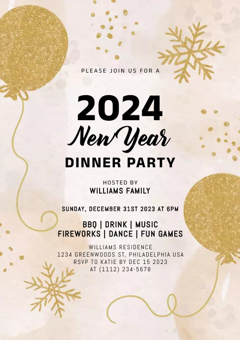 New Year Template PosterMyWall