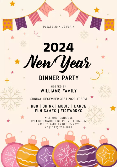 New Year Template PosterMyWall